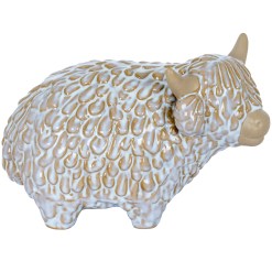 Medium Alora Ceramic Highland Cow - image 2