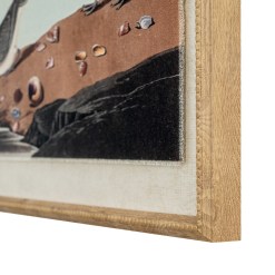 Flora & Fauna Collection Stints On Linen In Beaded Frame - image 2