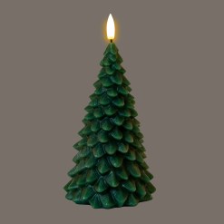 Luxe Collection Natural Glow Green Tree LED Wax Candle - image 2