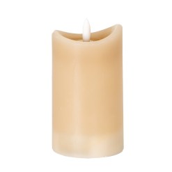 Luxe Collection Natural Glow 2.75x5 Taupe Melted LED Candle