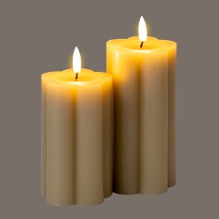 Luxe Collection Natural Glow 2.75x5 Stone LED Candle - image 4