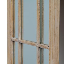 Washed Wood Tall Arched Window Mirror - image 3