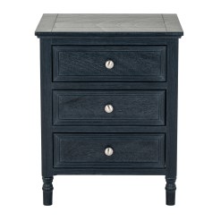 Contour Collection 3 Drawer Side Table - image 3