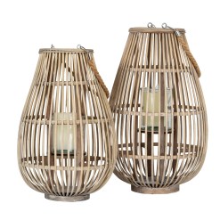 Medium Ellipse Lantern With Glass Holder - image 5