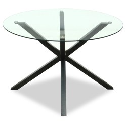 Monza Round Glass Dining Table - image 2