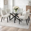 Monza Rectangular Glass Dining Table