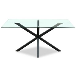 Monza Rectangular Glass Dining Table - image 2