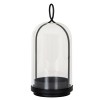 Nysa Large Candle Holder With Glass Cloche