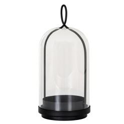 Nysa Large Candle Holder With Glass Cloche