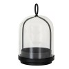 Nysa Medium Candle Holder With Glass Cloche