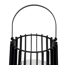 Lynk Medium Lantern With Handle And Glass Candle Holder - image 3