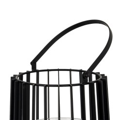 Lynk Medium Lantern With Handle And Glass Candle Holder - image 4