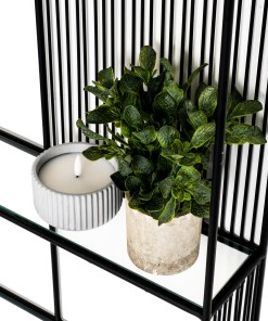 Axis Shelf Unit With Glass Shelves