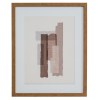 Terran Art Mounted In Wooden Frame