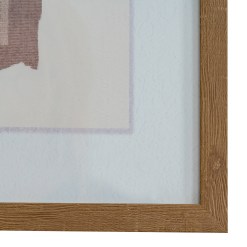 Terran Art Mounted In Wooden Frame - image 2