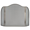 Antiqued Silver Large Fire Screen