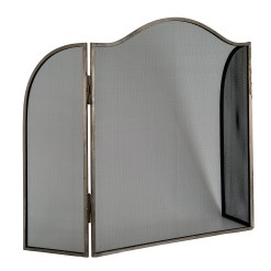 Antiqued Silver Large Fire Screen - image 3