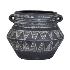 Etched Collection Pot With Handle - image 2