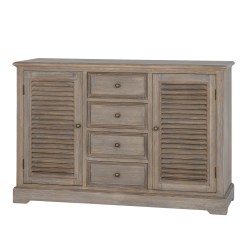 Delphine Collection 2 Door 4 Drawer Large Dresser Base