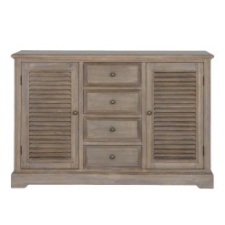 Delphine Collection 2 Door 4 Drawer Large Dresser Base