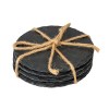 Set of Four Square Slate Coasters