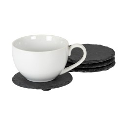 Set of Four Square Slate Coasters - image 2