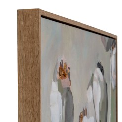 Poppy Heads Hand Painted Canvas in Frame - image 4