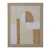 Portina Linen Textured Canvas in Frame