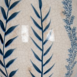 Large Blue Flora Olpe Jug Vase - image 3