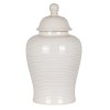Neva Lidded Ceramic Ginger Jar