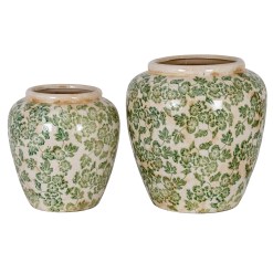 Small Green Clover Olpe Vase
