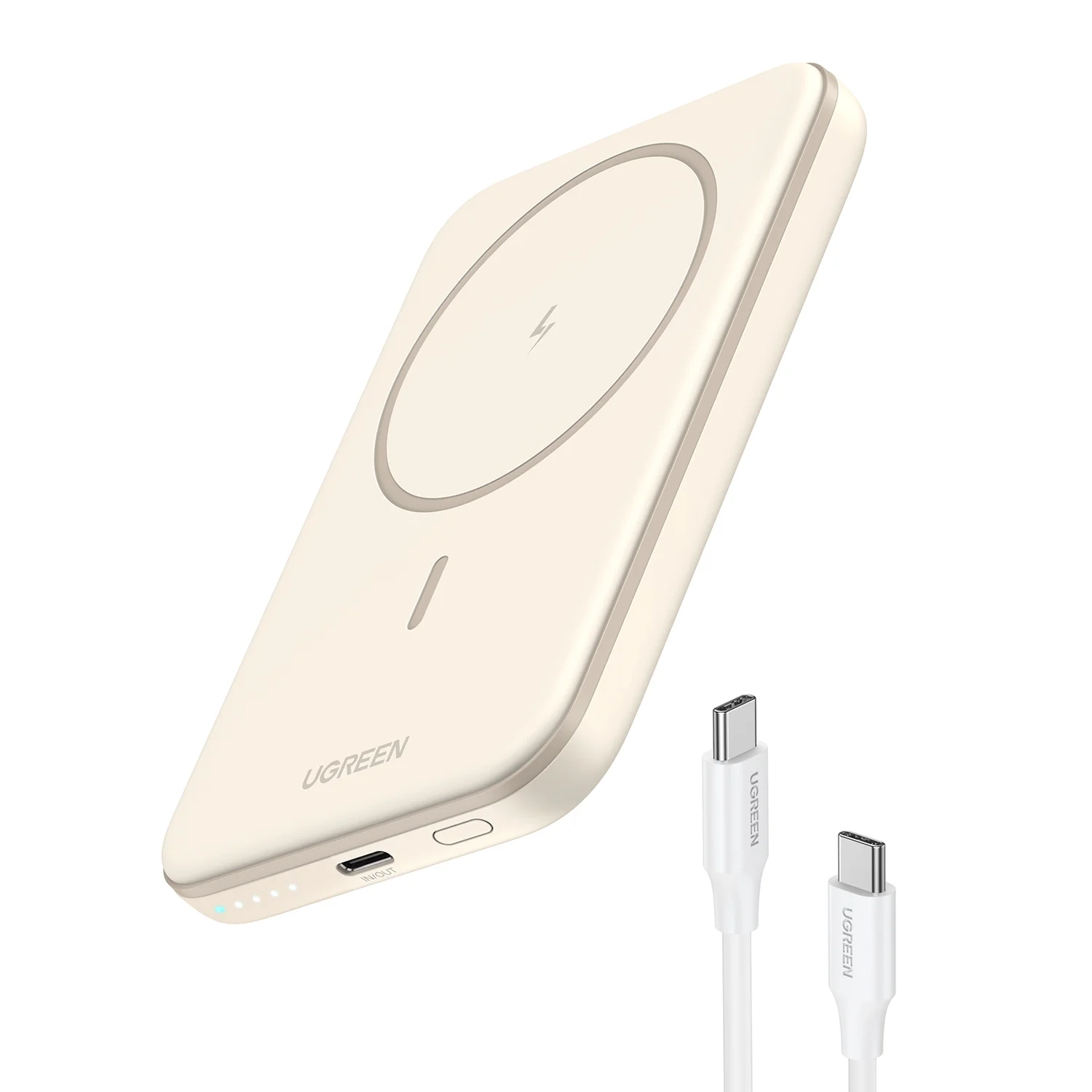 Ugreen 25207 power bank 5000 mAh Wireless charging Black - image 2