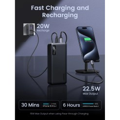Ugreen 25683 power bank 20000 mAh Black - image 5