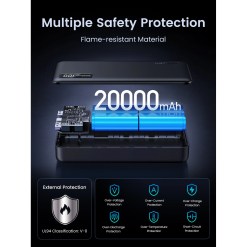 Ugreen 25683 power bank 20000 mAh Black - image 6