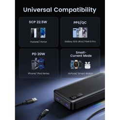 Ugreen 25683 power bank 20000 mAh Black - image 9