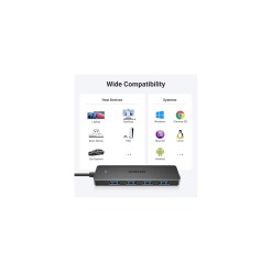 Ugreen USB 3.0 4-PORT HUB USB-A TO 4XUSB Docking USB 3.2 Gen 1 (3.1 Gen 1) Type-A - image 4
