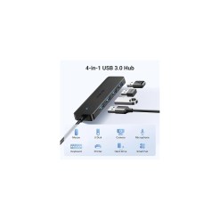 Ugreen USB 3.0 4-PORT HUB USB-A TO 4XUSB Docking USB 3.2 Gen 1 (3.1 Gen 1) Type-A - image 7