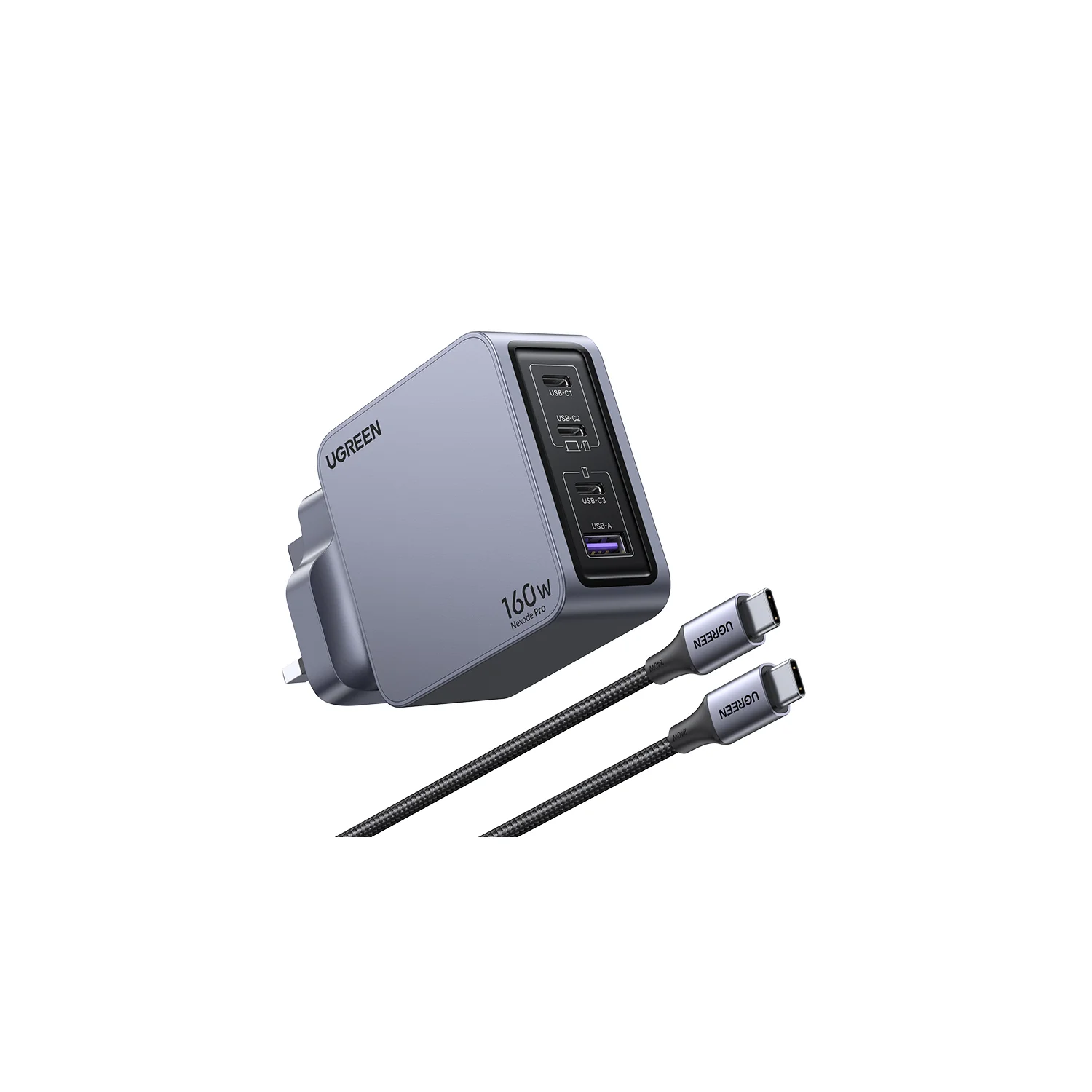 Ugreen Nexode Pro Universal Grey, Silver AC Fast charging Indoor - image 10
