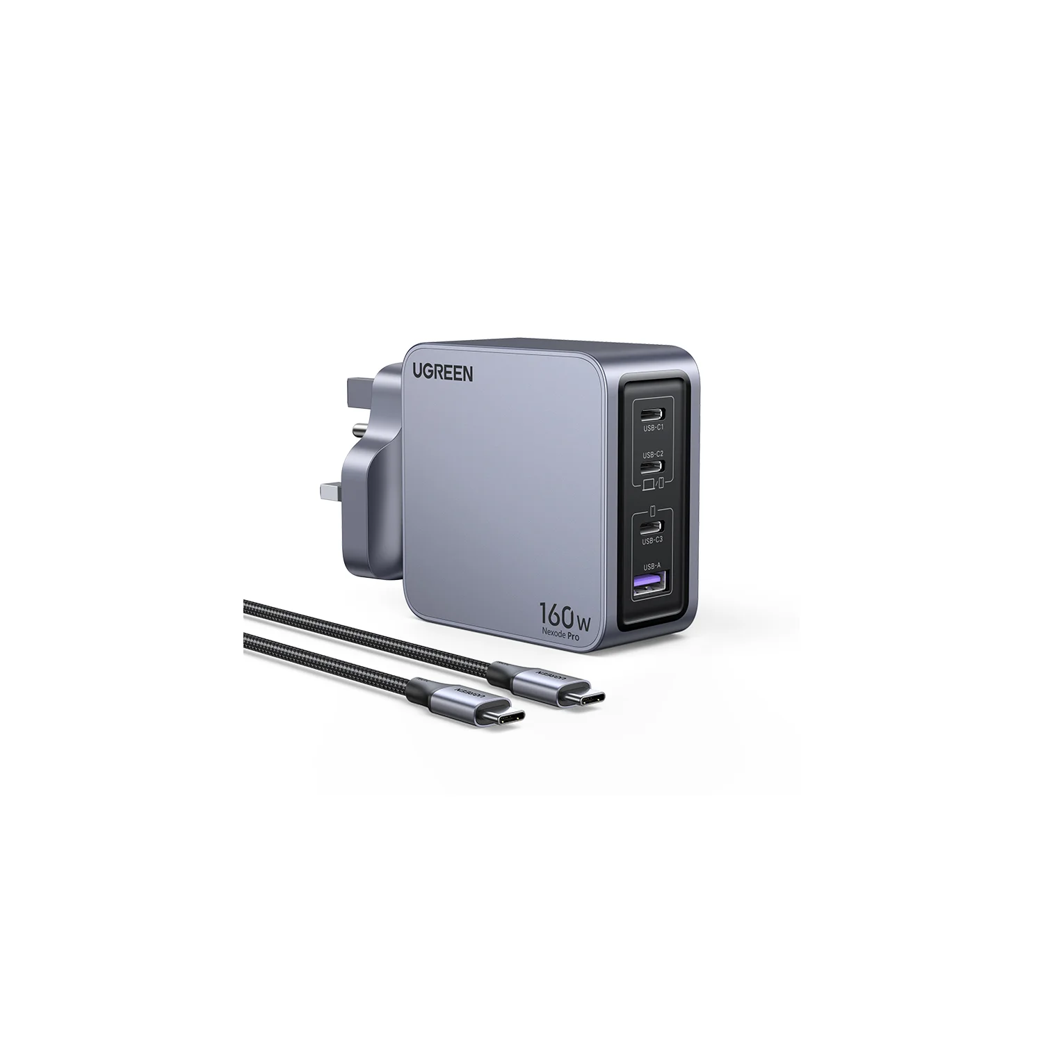 Ugreen Nexode Pro Universal Grey, Silver AC Fast charging Indoor - image 4