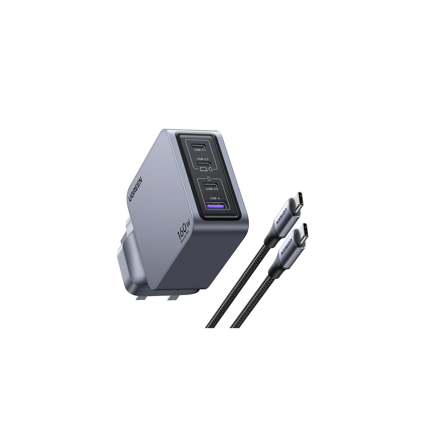 Ugreen Nexode Pro Universal Grey, Silver AC Fast charging Indoor - image 7