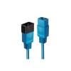 Lindy 1m IEC C19 to C20 Extension Cable, Blue