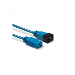 Lindy 1m IEC C19 to C20 Extension Cable, Blue - image 3