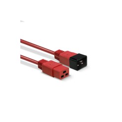 Lindy 1m IEC C19 to C20 Extension Cable, Red - image 3