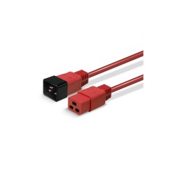Lindy 1m IEC C19 to C20 Extension Cable, Red - image 5