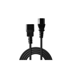 Lindy 0.5m IEC Extension Cable, Black - image 2