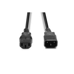 Lindy 0.5m IEC Extension Cable, Black - image 4
