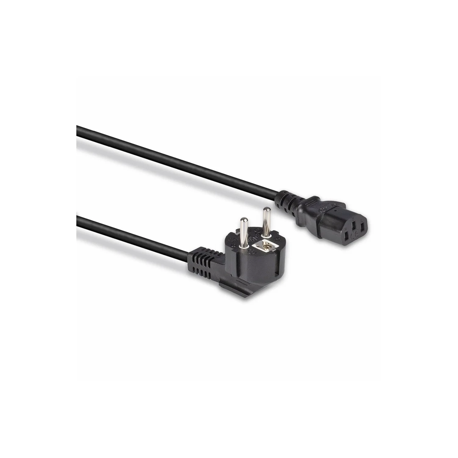 Lindy 3m Schuko 2 Pin Plug to IEC C13 Power Cable, Black - image 4