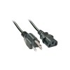Lindy 2m US 3 Pin to C13 Mains Cable