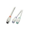 Lindy 0.15m PS/2 Y-Adapter Cable