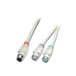 Lindy 0.15m PS/2 Y-Adapter Cable